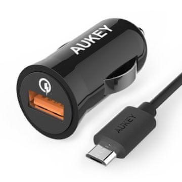 Aukey CC-T5 18W auto punjač + kabel