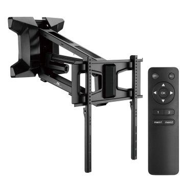 Maclean ELEKTRIČNI NOSAČ ZA TV IZNAD KAMINA 91-183 cm 35 KG S DALJINSKIM UPRAVLJAČEM MC-891