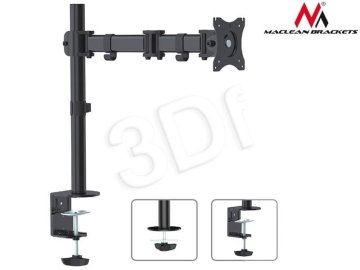 Maclean MC-690 stolni nosač za monitore (stolni, okretni, nagibni; 13" - 27"; maks. 8 kg)