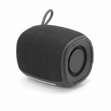 Gembird PRIJENOSNI BLUETOOTH LED ZVUČNIK SPK-BT-LED-03-BK RMS 2X 5W, UGRAĐENI MIKROFON, CRNI, USB, AUX, MICROSD