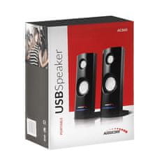 AUDIOCORE AC860 set računalnih zvučnika (2.0; crni)