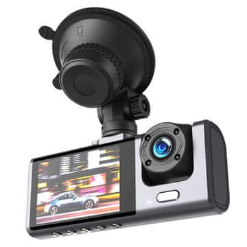 XO Auto kamera XJ03 Komplet za snimanje videa Prednji Stražnji FullHD 1080p Crni