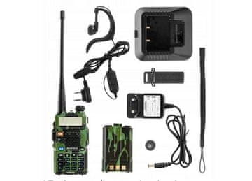 Baofeng UV-5R HTQ 1800mAh kamuflažni radio, voki-toki radio, skener kamuflaže
