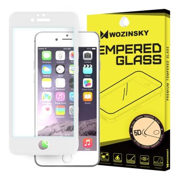 WOZINSKY 5D kaljeno staklo za iPhone 6 / 6S bijelo