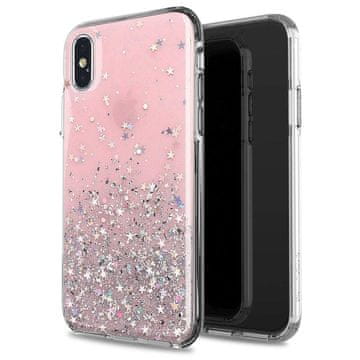 WOZINSKY Star Glitter maskica za Xiaomi Redmi 9 roza