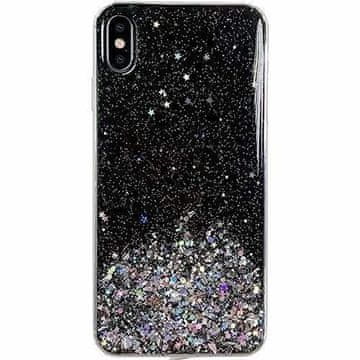 WOZINSKY Star Glitter maskica za Xiaomi Redmi Note 9S 9 Pro crna