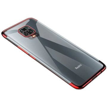 WOZINSKY prozirna gel maskica za Xiaomi Redmi Note 9 crvena
