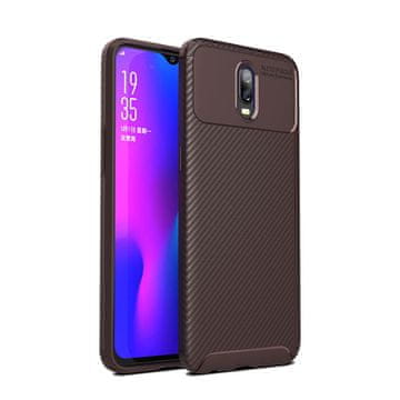iPaky Oppo R17 smeđi od karbonskih vlakana