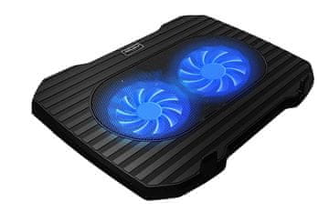 Stalak za hlađenje laptopa s 2 ventilatora M555011BK