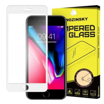 WOZINSKY kaljeno staklo s punim ljepilom za iPhone SE 2020/8/7 bijelo