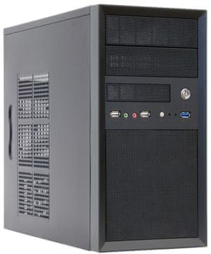 Chieftec Kućište||MiniTower|MicroATX|Boja Crna|CT-01B-OP