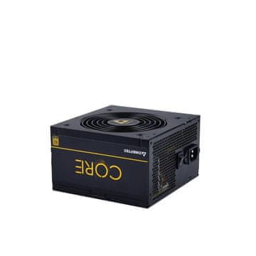 Chieftec Napajanje||500 W|Učinkovitost 80 PLUS GOLD|Aktivni PFC|BBS-500S