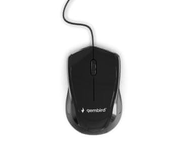 Gembird MIŠ USB OPTIČKI/CRNI MUS-3B-02