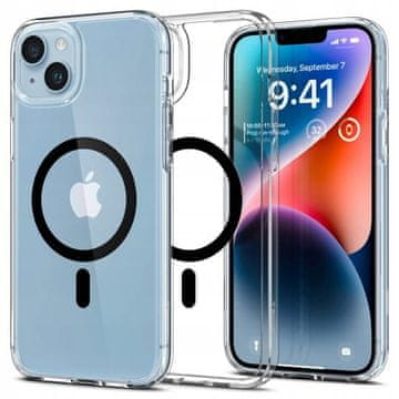 Spigen Ultra Hybrid Mag Magsafe za iPhone 14 crne boje