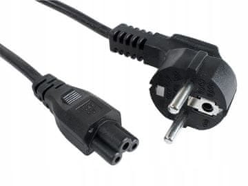 Gembird Kabel za napajanje prijenosnog računala Cloverleaf C5 3M