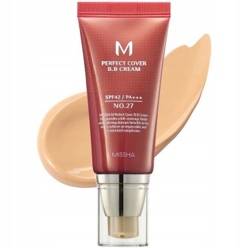 MISSHA Perfect Cover BB krema za lice, SPF 42, br. 27 Honey Beige 20 ml