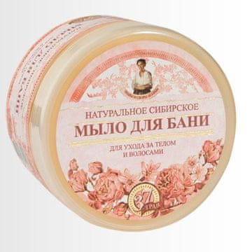 EUROBIOLAB Naturalne syberyjskie kwiatowe mydło Receptury Babuszki Agafii 500 ml