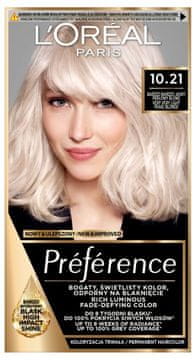 L’Oréal Farba do włosów Preference 10.21 - Bardzo Bardzo Jasny Perłowy Blond 1 sztuka