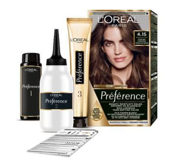 L’Oréal Farba do włosów Preference 4.15 Intensywny Głęboki Brąz 1 opakowanie