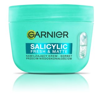 Garnier Nawilżający krem-sorbet przeciw niedoskonałościom Salicylic Fresh & Matte 85 ml