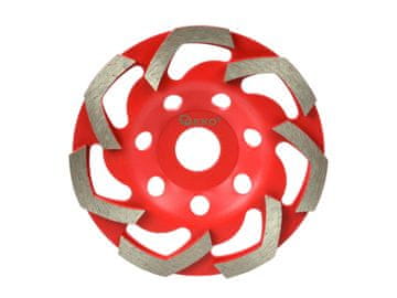 Dijamantni disk za brušenje betona CRVENI 125mmx5mm (50)