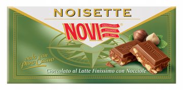 NOVI Noisette mliječna čokolada s lješnjacima 100 g