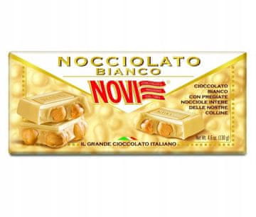 NOVI Nocciolato bianco bijela čokolada s lješnjacima 130 g