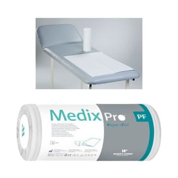 BE MedixPro higijenski ulošci u roli 50 cm x 50 cm bijeli s folijom 54 g 40 kom