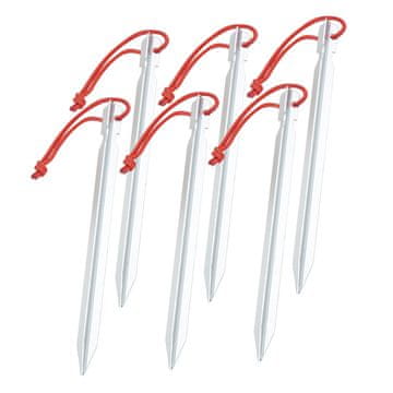 Śledzie aluminiowe do tarpa - 18 cm - 6 szt.