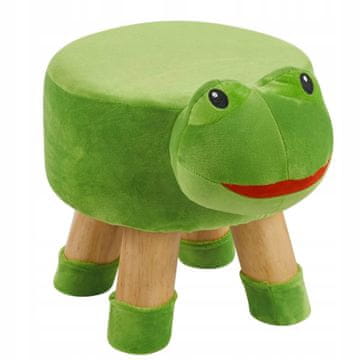 It Dječji puf stolac sa sigurnosnim zelenim sjedalom FROG