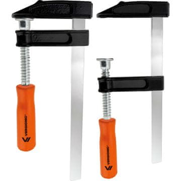 Vergionic STOLARSKA STEZALJKA Metalna vijčana stezaljka tip F 150 KG Alat 150 x 50 mm