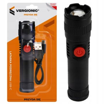Vergionic MALA, PRAKTIČNA, ZA DŽEP, MOĆNA 2W USB-C VERZIJA