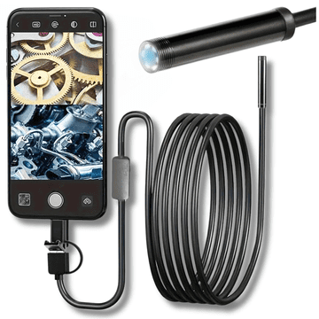MFC INSPEKCIJSKA KAMERA ENDOSKOPA USB-C LED HD ZA ANDROID TELEFON RAČUNALO 3u1 MAGNET