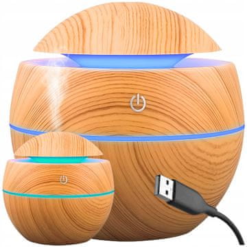 MFC OVLAŽIVAČ ZRAKA AROMATERAPIJA DIFUZOR RGB LED SVJETILJKA TIHA