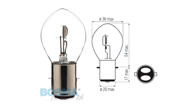 BOSMA žarulja 12V 25/25W BA20d S1