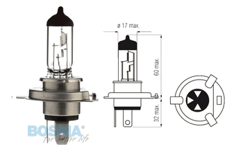 BOSMA žarulja 12V 35/35W PX43t HS1