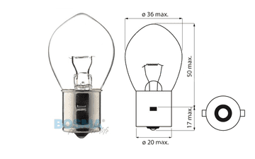 BOSMA žarulja 12V 35W BA20s (5749)