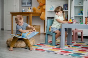 TEGGI TI-011-174 MULTIFUN set 1+2 siva/ružičasta/tirkizna