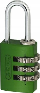 ABUS 724/20 Kombinirani lokot s rolling kodom za kofer, zeleni