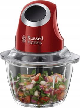 BB Russell Hobbs 24660-56 mini sjeckalica 200W s gumbima za upravljanje, čelik