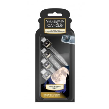 Yankee Candle Midsummer's Night - štapić za ventilaciju staklenke automobila