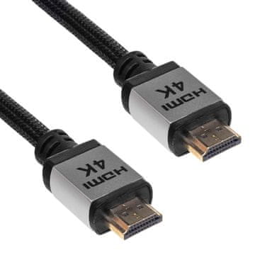 Akyga AK-HD-30P HDMI 2.0 kabel za 4K 2160P monitor, zlatni vrhovi, 3 m