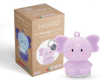 InnoGIO Silikonski svjetleći privjesak za ključeve slon GIOkeyrings Elephant GIO-153
