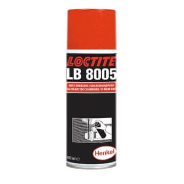 Loctite LB 8005 400 ml prozirna žuta mast za pogonske remene (V-remene), za sve vrste, povećava vučnu silu, sprječava proklizavanje, obnavlja podmazivanje remena, sprječava pukotine