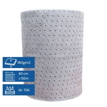 IB univerzalna upijajuća prostirka u roli 40 cm x 50 m 180 g/m² siva