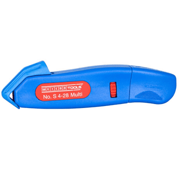 WEICON Nož za skidanje izolacije s kabela br. S 4-28 Multi, alat za skidanje izolacije s električnih kabela 0,5-6 mm2, podesiv