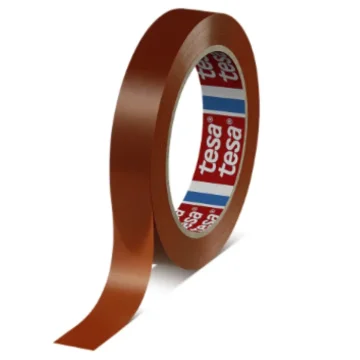 Tesa 64286, MOPP traka za vezanje za osnovne primjene, 66 m, 19 mm, narančasta, paletizacija, ojačanje, zatvaranje kutija za otpremu, 175 N/cm, 35%, prianjanje na čelik 7,5 N/cm