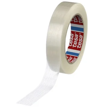 Tesa 4590 traka od staklenih vlakana 38 mm x 50 m, za snopove, paletiziranje i ojačavanje kartona