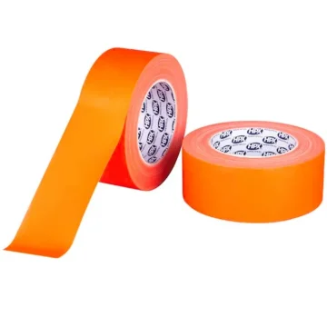 HPX Gaffer FO5025 narančasta 50 mm x 25 m fluorescentna platnena traka za označavanje kabela i pozornice, vodootporna