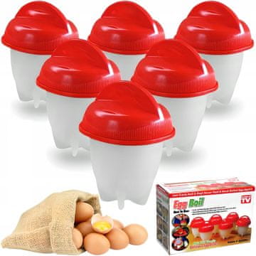33 Silikonski kalupi za kuhanje jaja bez ljuske